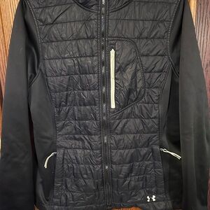Under Armour Women's Black Quilted Ski Jacket